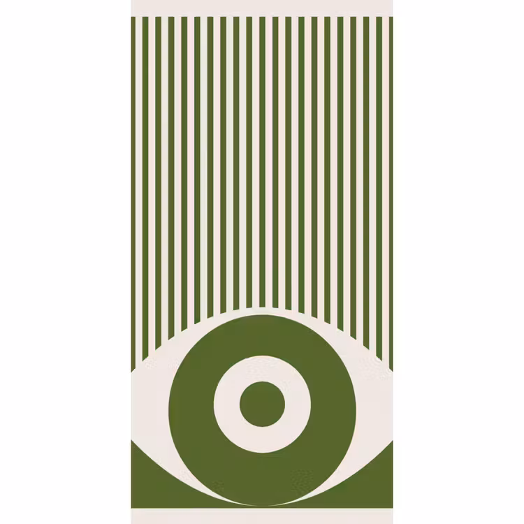 Behang - Abstract - Oog - Strepen - Modern - Groen — 2