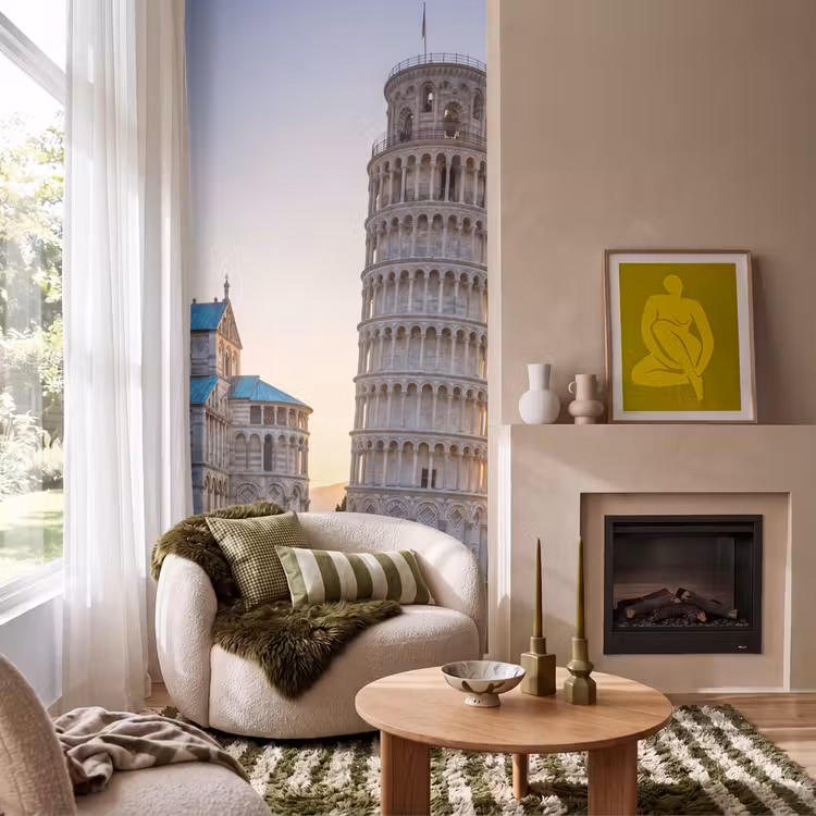 Behang - Architectuur - Toren - Pisa - Italië - Zonsondergang — 1