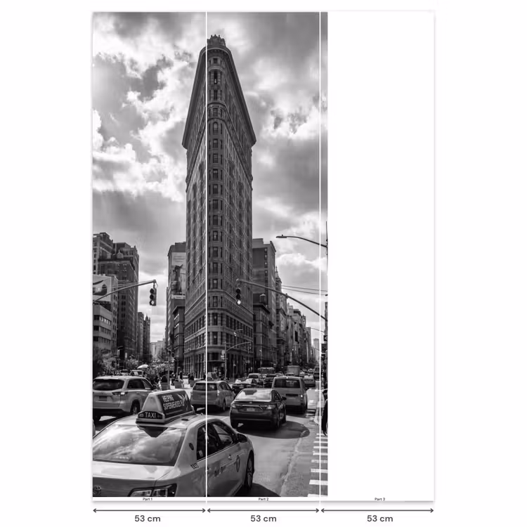 Behang - Gebouw - Hoogbouw - Stad - Architectuur - Zwart-wit — 6
