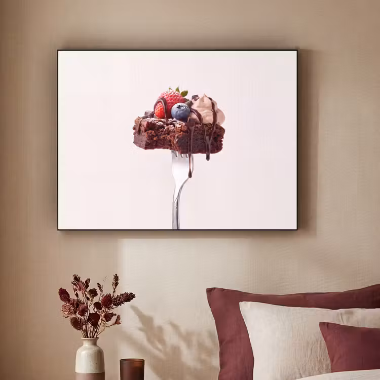Art Frame - Vork - brownie - aardbei — 2