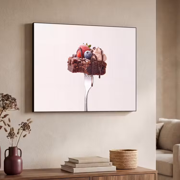 Art Frame - Vork - brownie - aardbei — 4