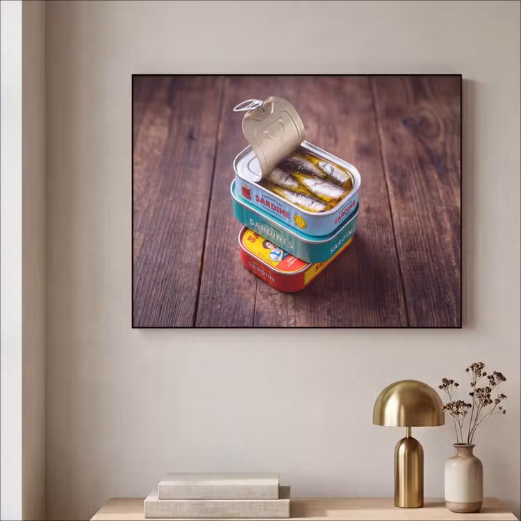 Art Frame - Vis - Blikjes - Keuken — 3