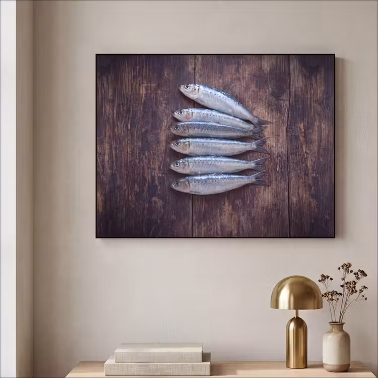 Art Frame - Vis - Hout - Eten — 3