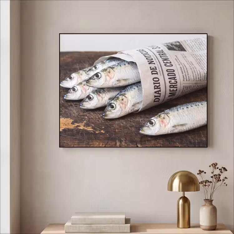 Art Frame - Sardientje - krant - snijplank — 3