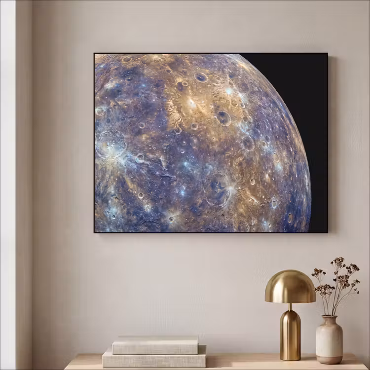 Art Frame - Planeet - Kraters - Ruimte — 3