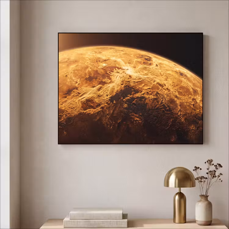 Art Frame - Planeet - Ruimte - Oranje — 3