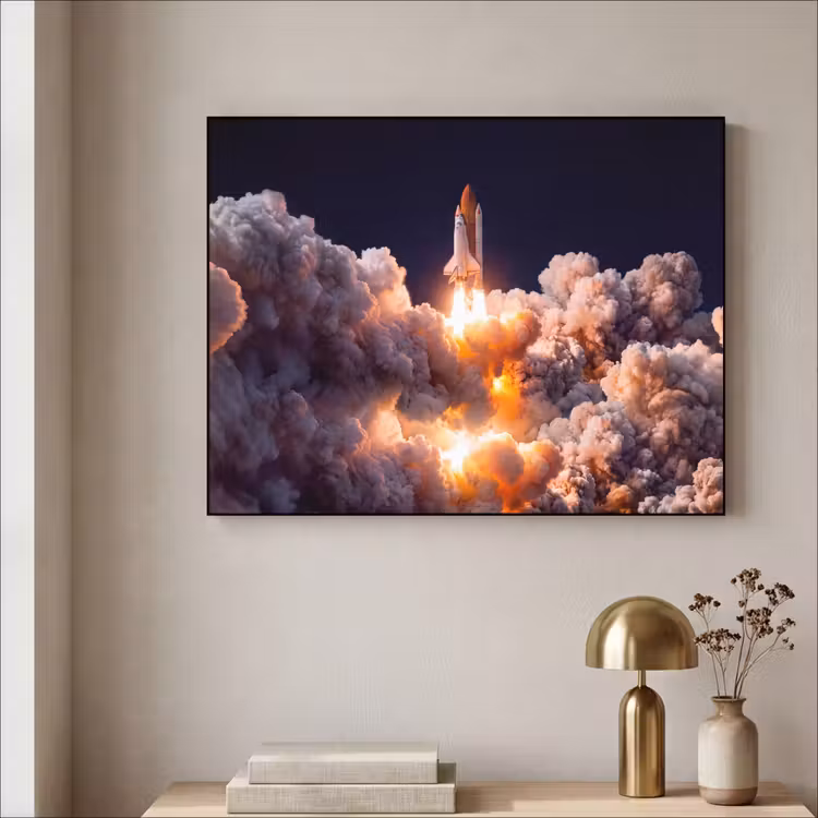 Art Frame - Ruimtevaartuig - Lancering - Sterren — 3