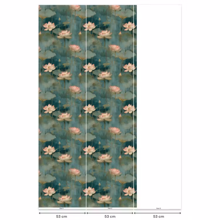 Behang - Botanisch - Bloemen - Roze — 6