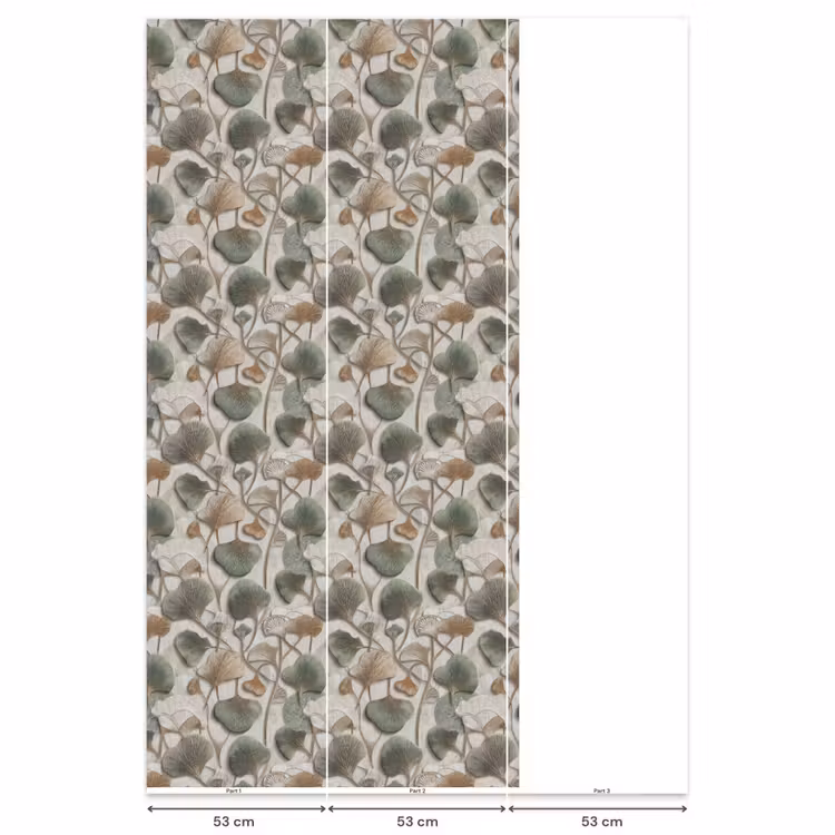 Behang - Elegant - Bladeren - Groen — 6