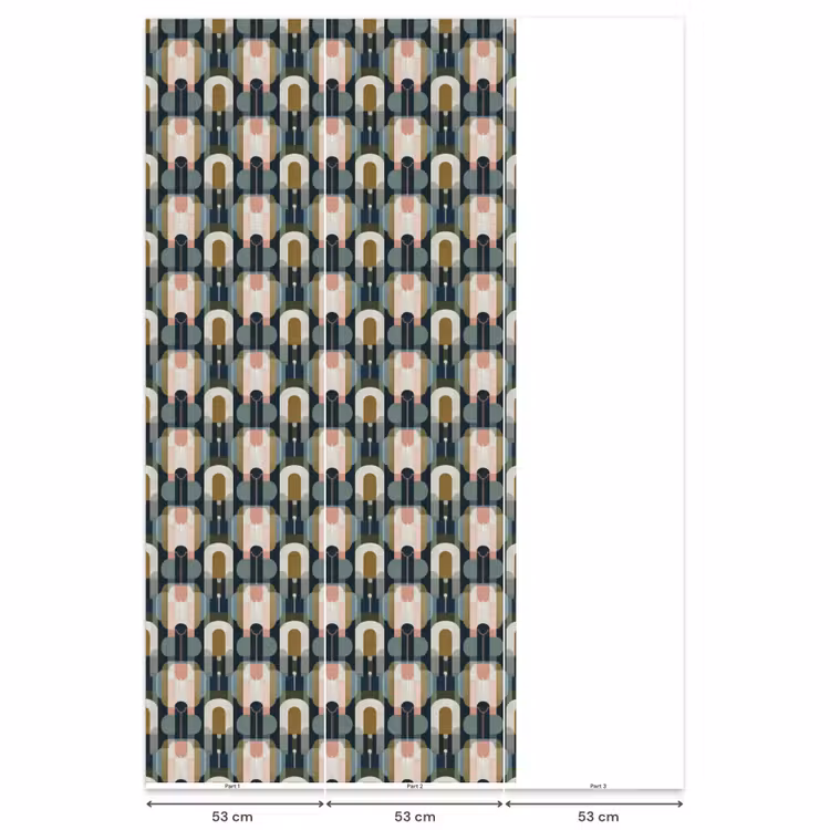 Behang - Geografisch - Modern - Kleurrijk — 6