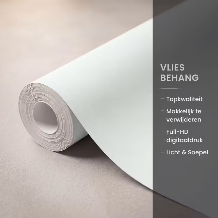 Behang - Focus on the good - Beige - Roze — 3