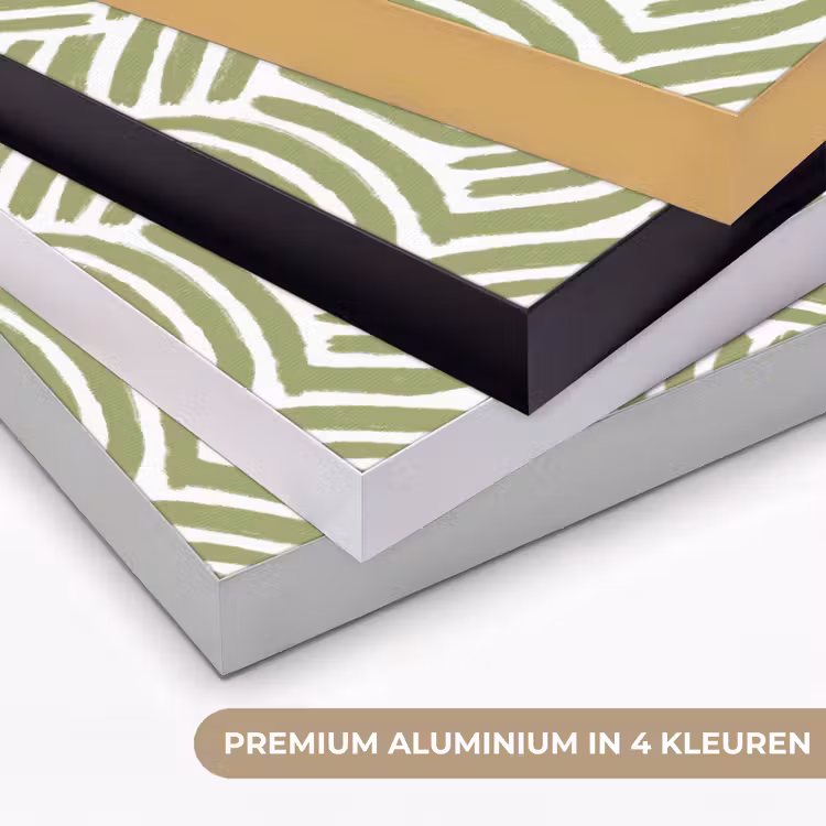 Art Frame - Saliegroen - Abstract - Bogen - Handgetekend - Patroon — 5