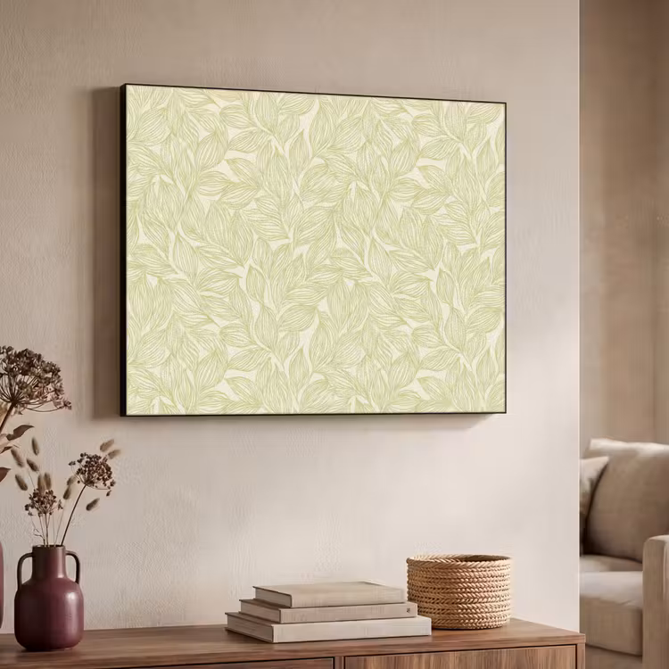 Art Frame - Saliegroen - Botanisch - Bladeren - Handgetekend - Patroon — 4