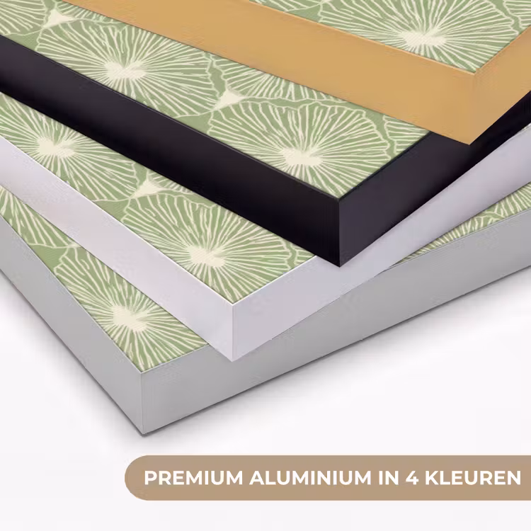 Art Frame - Saliegroen - Botanisch - Ruiten - Organisch - Patroon — 5