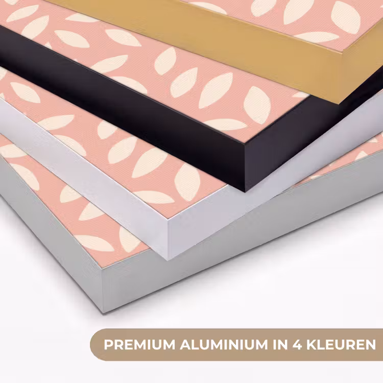 Art Frame - Roze - Bladeren - Speels - Patroon — 5