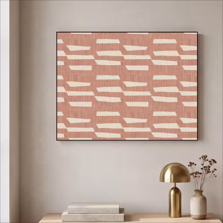Art Frame - Terracotta - Abstract - Textuur - Patroon — 3