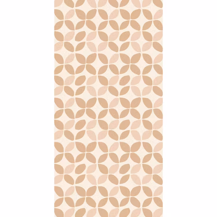 Behang - Beige - Bladeren - Minimalistisch - Patroon — 2