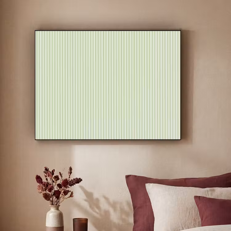 Art Frame - Saliegroen - Strepen - Minimalistisch - Patroon — 2