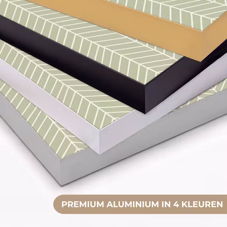 Art Frame - Saliegroen - Visgraat - Geometrisch - Patroon — 5