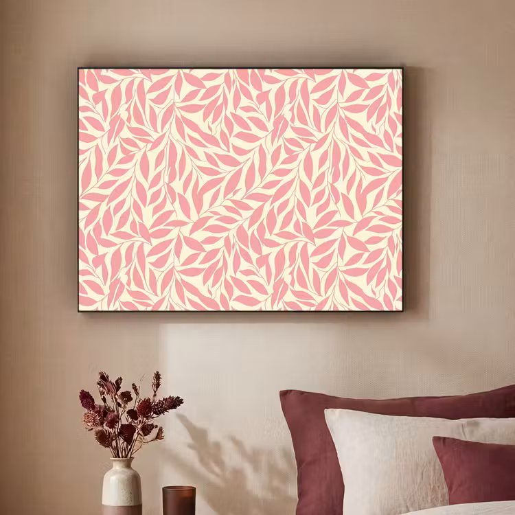 Art Frame - Roze - Bladeren - Dynamisch - Patroon — 2