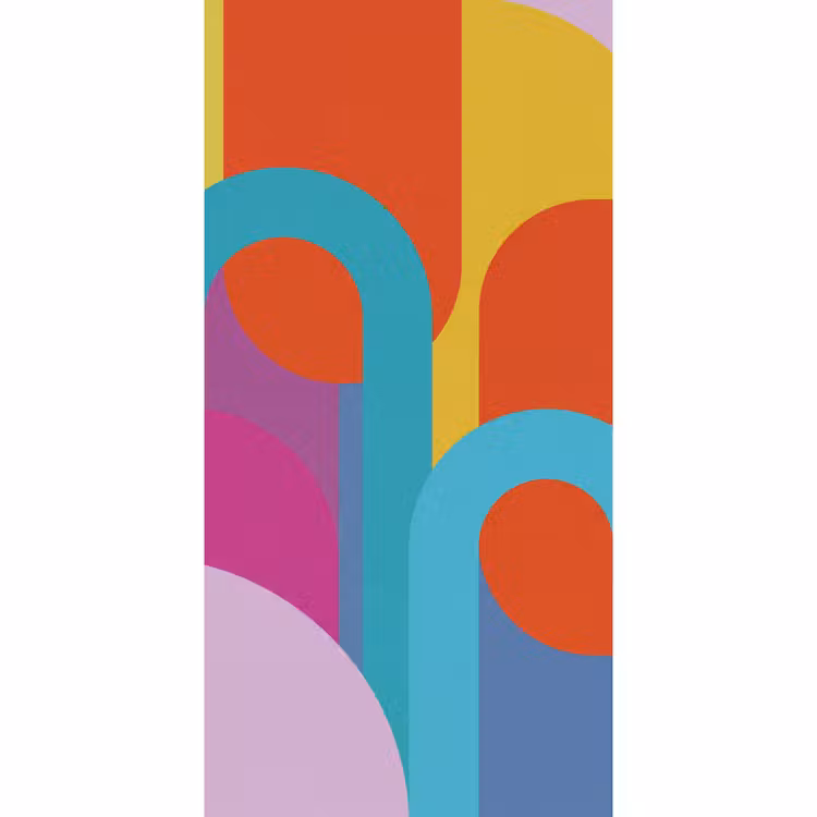 Behang - Abstract - Geometrie - Kleurrijk - Modern - Kunst — 2