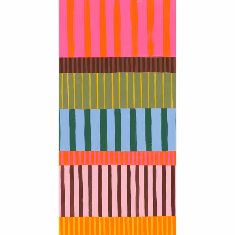 Behang - Abstract - Strepen - Modern - Kleurrijk - Kunst — 2