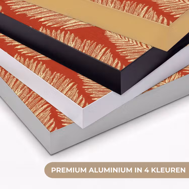 Art Frame - Rood - Botanisch - Varen - Patroon — 5