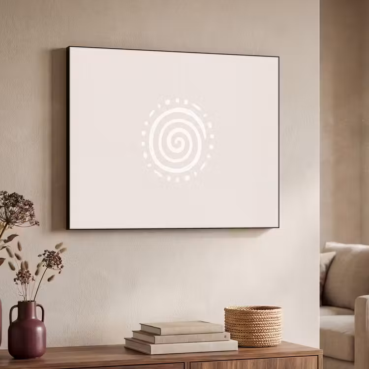 Art Frame - Symbool - Spiraal - Abstract - Minimalistisch - Beige — 4
