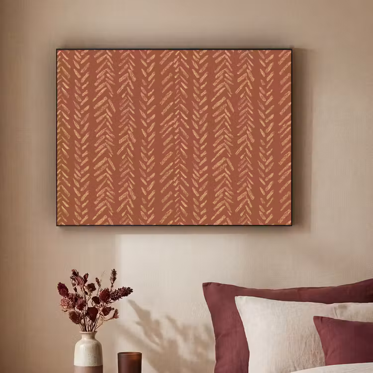Art Frame - Terracotta - Visgraat - Ambachtelijk - Patroon — 2