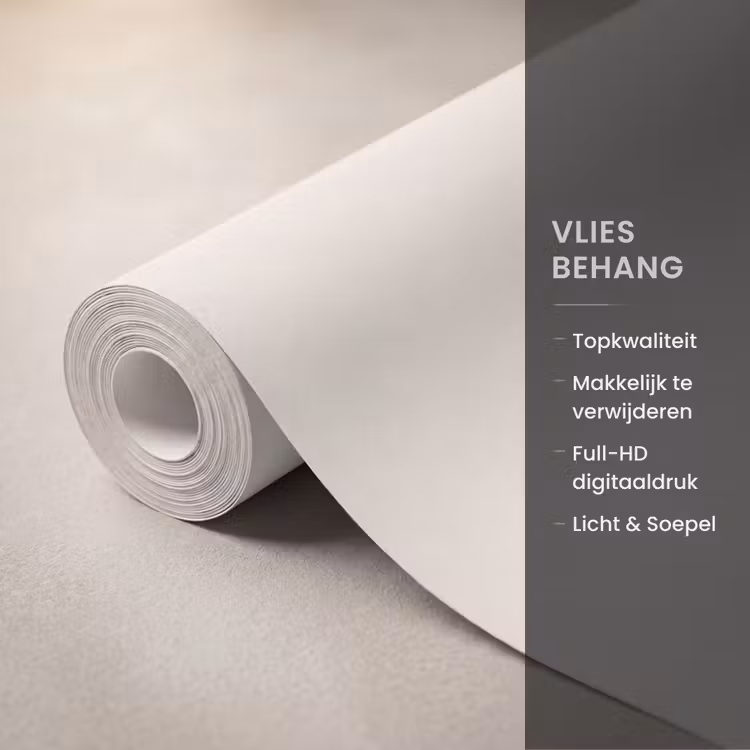 Behang - Abstract - Organisch - Modern - Beige - Kunst — 3