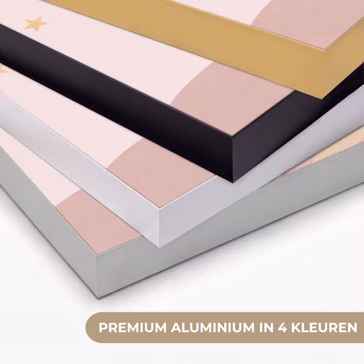 Art Frame - Zon - Maan - Sterren - Kinderkamer - Pastel — 5