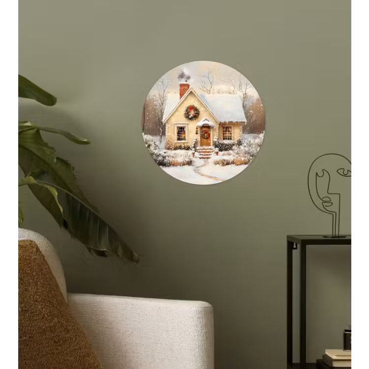 Behangcirkel - Kerst - Huis - Winter - Sneeuw — 3