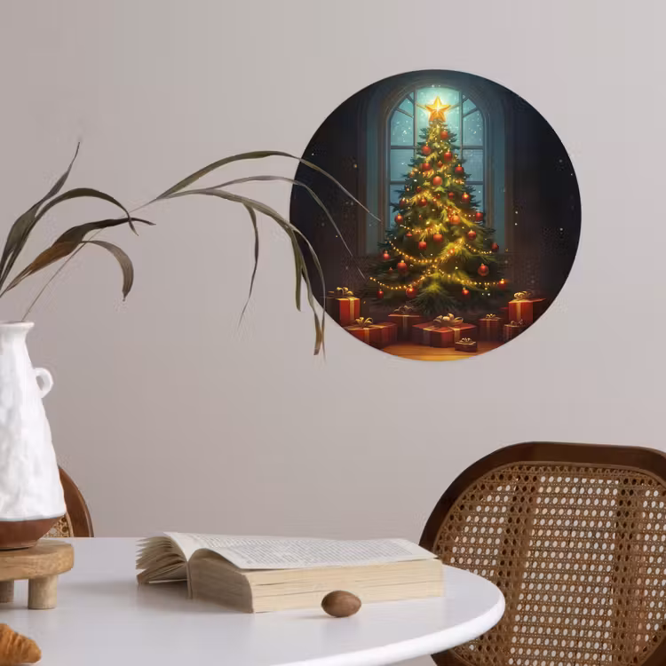 Behangcirkel - Kerstboom - Cadeau - Kerst - Winter — 4