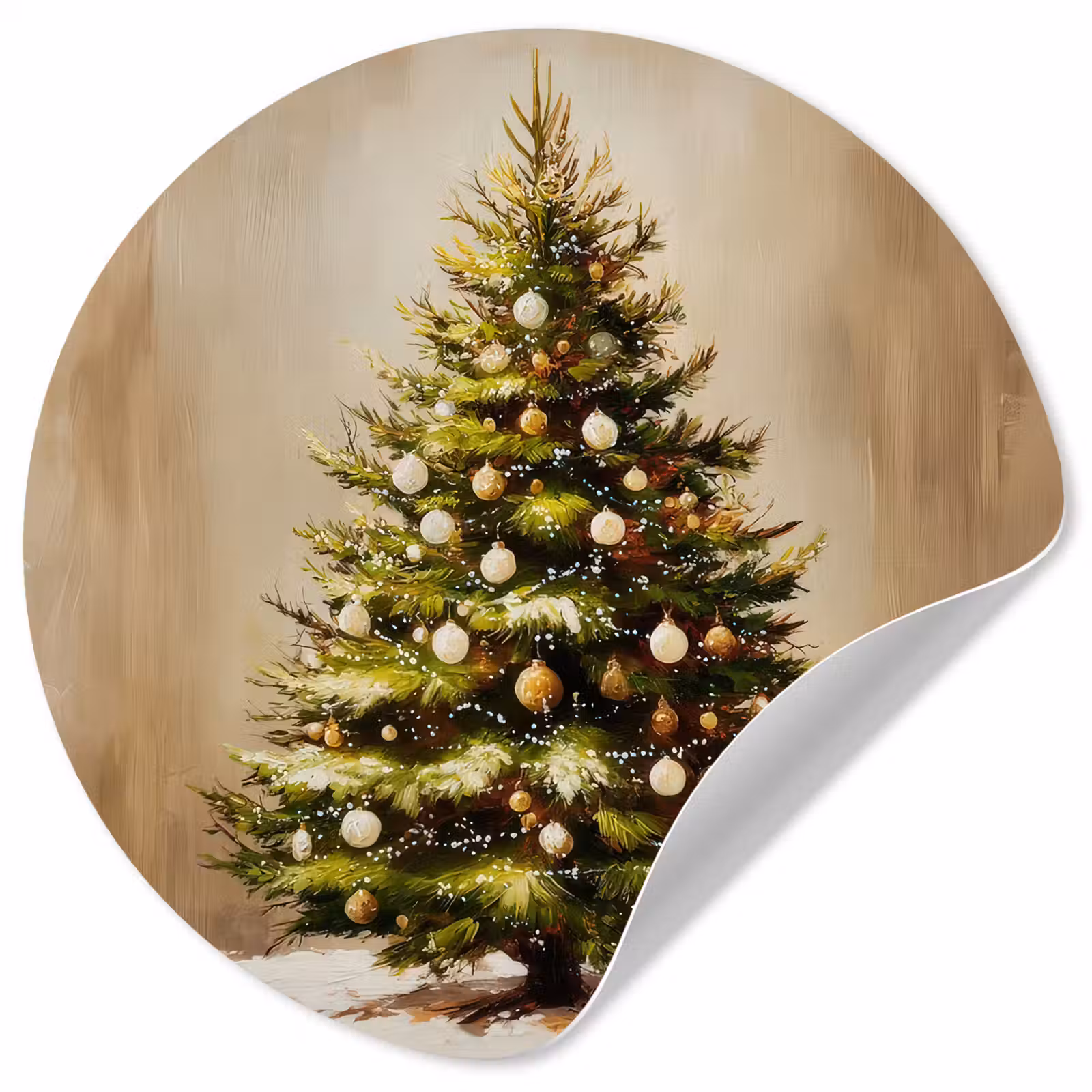 Behangcirkel - Kerst - Sfeer - Groen — 1