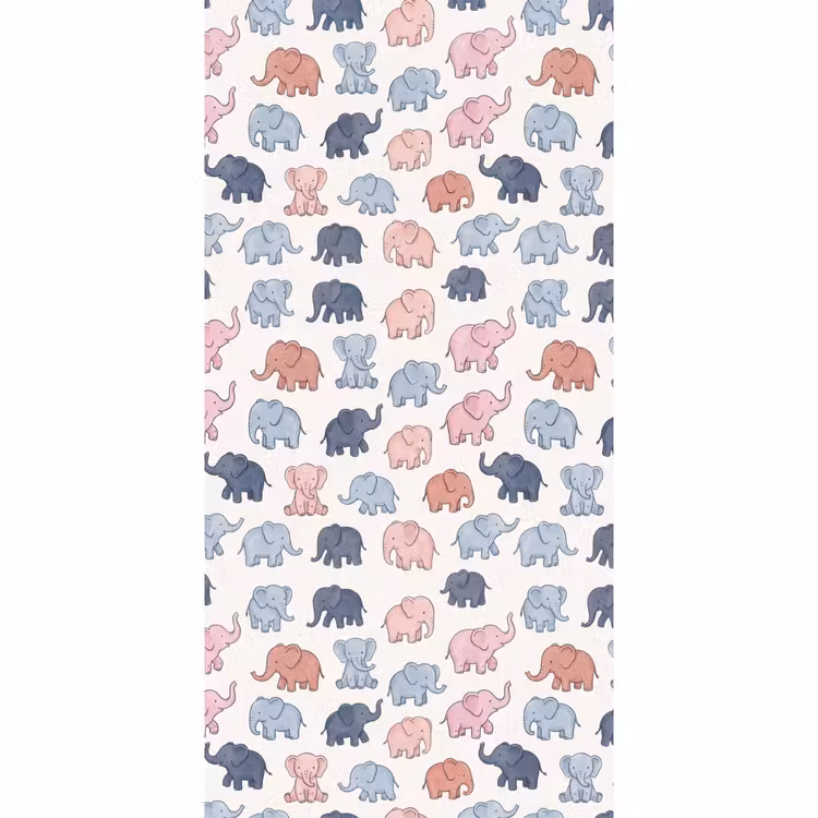 Behang - Dieren - Patroon - Kinderkamer - Pastel - Speels — 2