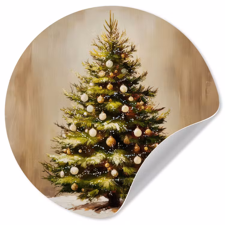 Behangcirkel - Kerst - Sfeer - Groen — 1
