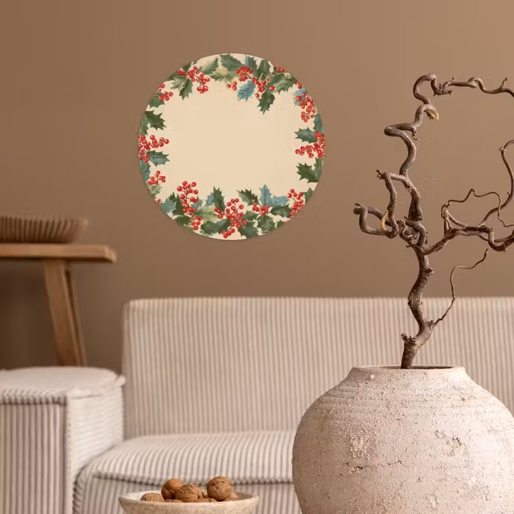 Behangcirkel - Hulstrand - Bessen - Beige — 2
