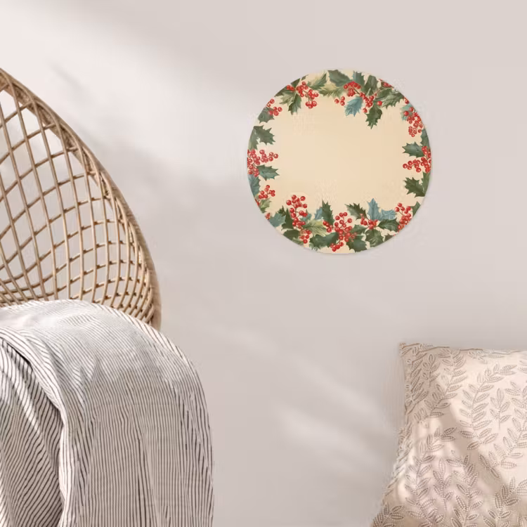 Behangcirkel - Hulstrand - Bessen - Beige — 5