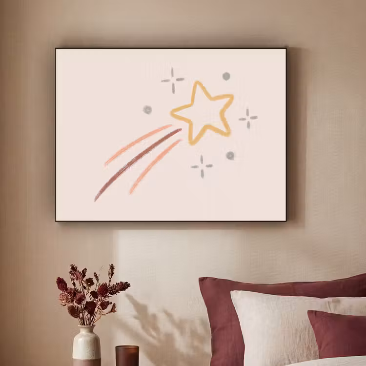 Art Frame - Ster - Vallend - Illustratie - Pastel — 2