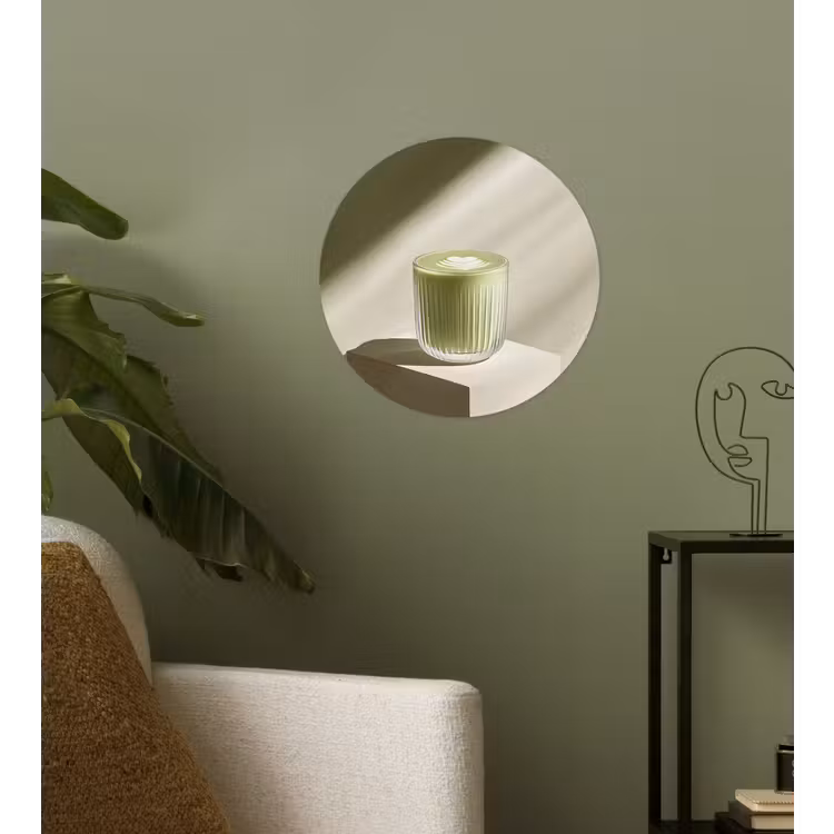 Behangcirkel - Matcha - Glas - Groen - Minimalistisch — 3