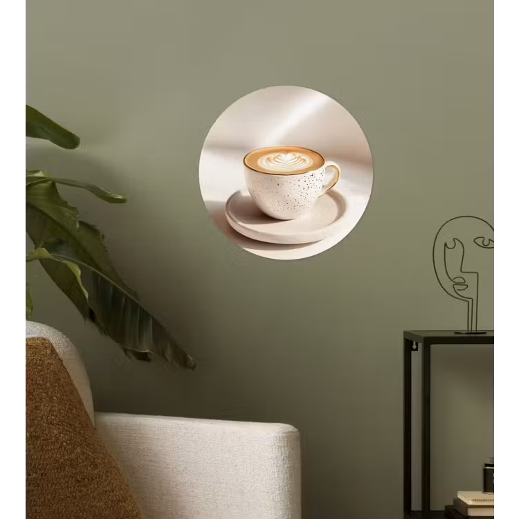 Behangcirkel - Cappuccino - Schuim - Schotel - Beige — 3