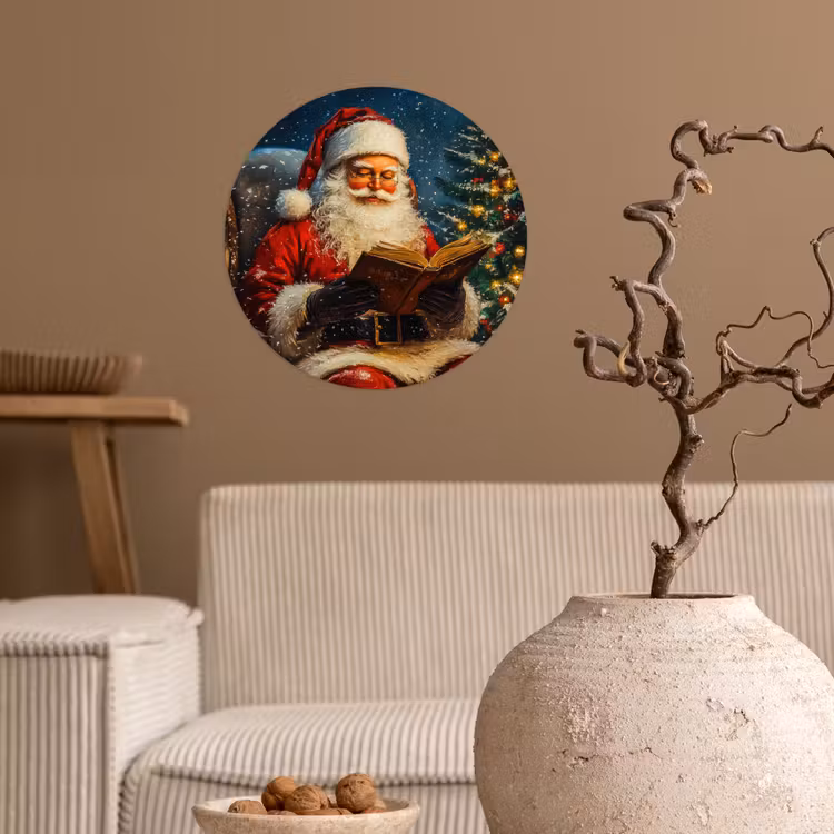 Behangcirkel - Kerstman - Kerst - Winter - Kerstboom — 2