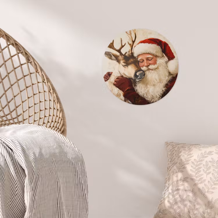 Behangcirkel - Kerstman - Rendier - Kerst - Christmas — 5