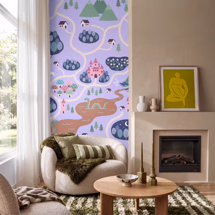 Behang - Eenhoorn - Fantasie - Dieren — 1