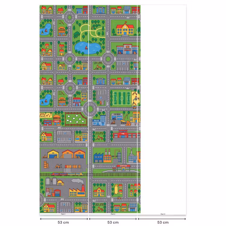 Behang - Gebouwen - Straten - Kinderlijk — 6