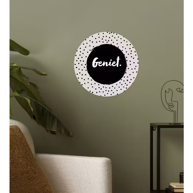 Behangcirkel - Geniet - Quotes - Tekst - Stippen — 3