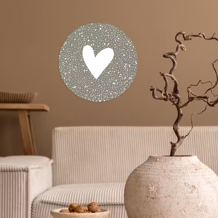 Behangcirkel - Hart - Design - Liefde — 2