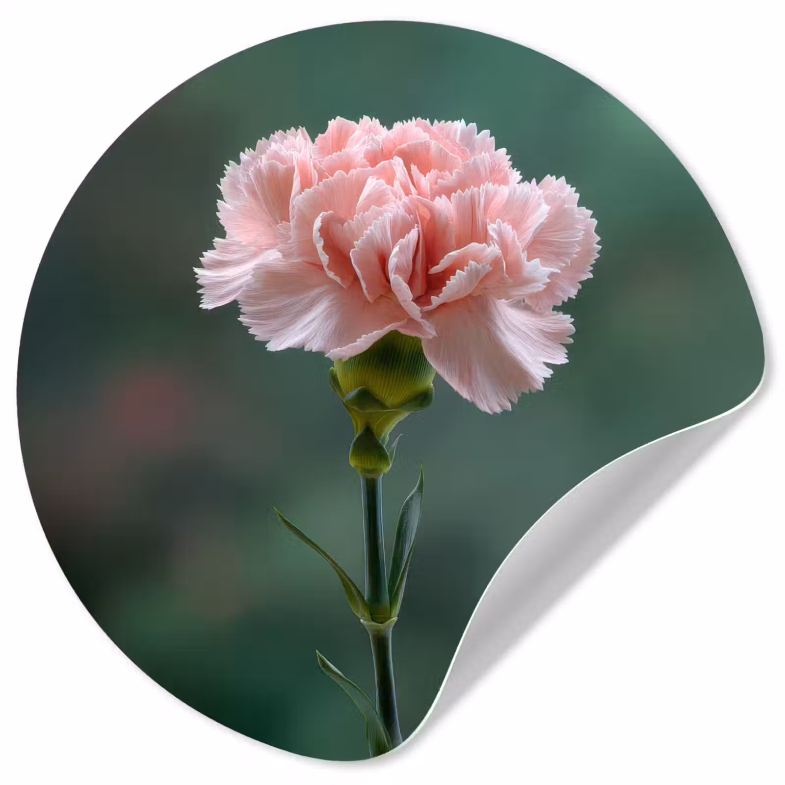 Behangcirkel - Anjer - Roze - Bloemblaadjes — 1