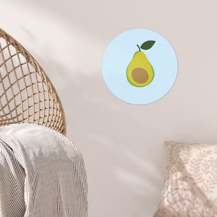 Behangcirkel - Avocado - Illustratie - Groene - Vrucht — 5