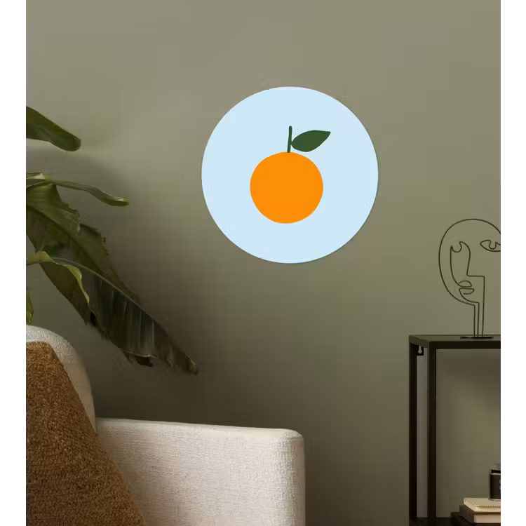 Behangcirkel - Fruit - Sinaasappel - Oranje — 3